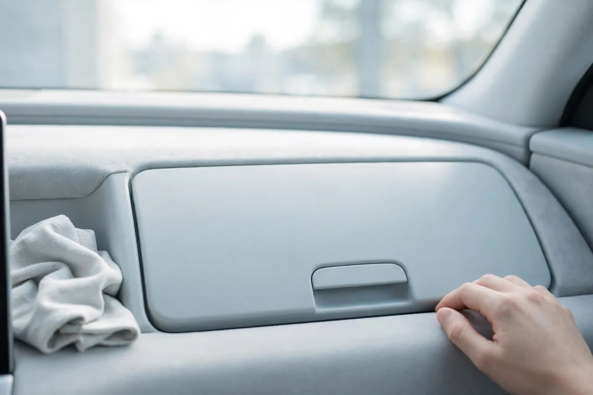 A closed glovebox