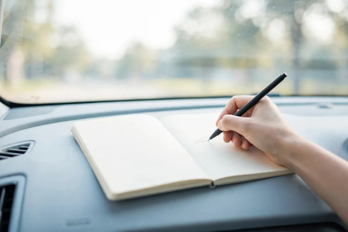Writing down the mileage